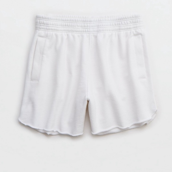 Aerie On My Way! High Waisted Short - White, Medium - Picture 5 of 7